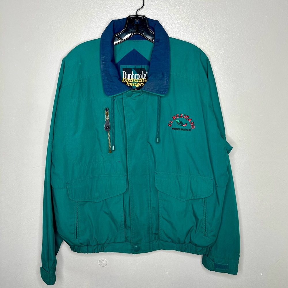 Vintage 90s Dunbrooke Voyager Jacket El Mexicano Marquez Brothers Embroidered